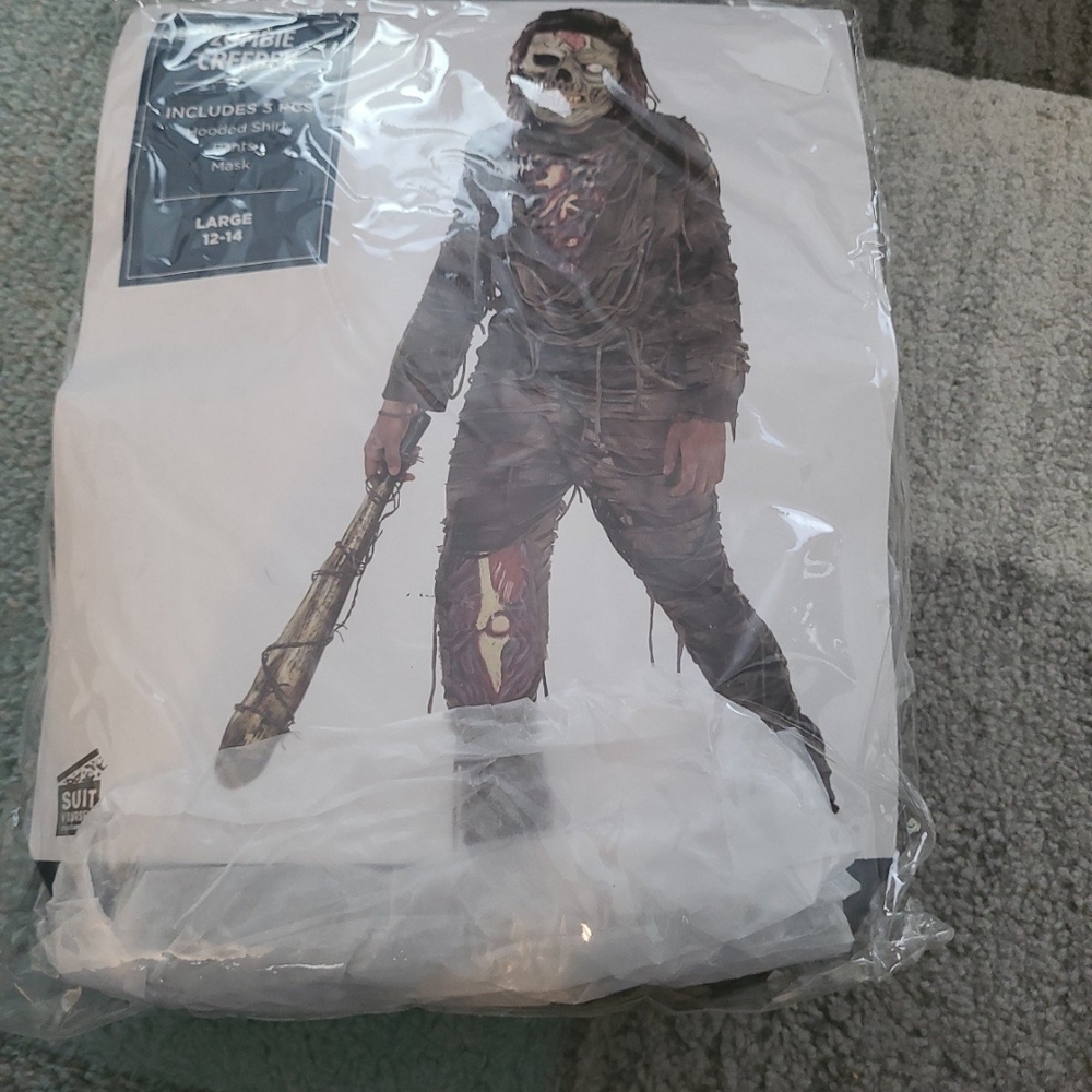 Gray and White Halloween Tactical Costume